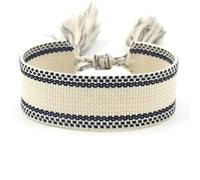 PYRWSM Handmade Braided Fabric Bracelet For Women, Adjustable Bohemian Tassel Wrap Bracelet - Ethnic Personality Wrist & Ankle Jewelry Gift