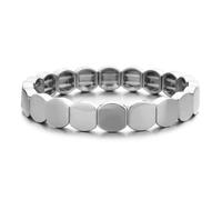 PYRWSM Handmade Enamel Rainbow Honeycomb Tile Bracelet Colorful Painted Metal Cuff Bracelet Friendship Street Photography Bangles