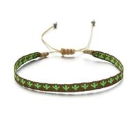 PYRWSM Handwoven Colombian Friendship Bracelet - Boho Braided Pulseras With Easy-Hook Clasp For Women, Adjustable Hippie Wristband Gift