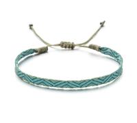 PYRWSM Handwoven Colombian Friendship Bracelet - Boho Braided Pulseras With Easy-Hook Clasp For Women, Adjustable Hippie Wristband Gift