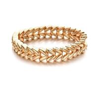 PYRWSM Leaf And Feather Design Elastic Bracelet, Colorful Boho Beaded Bangle For Women