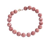 PYRWSM Multicolor Big Round Beads Choker Necklace Handmade Acrylic Geometric Beaded Jewelry Gift For Women