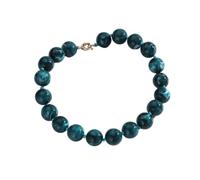 PYRWSM Multicolor Big Round Beads Choker Necklace Handmade Acrylic Geometric Beaded Jewelry Gift For Women