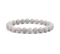 PYRWSM Natural Stone Beads Bracelet For Women Men Amethysts Crystal Quartzs Aquamarines Jades Agates Elastic Bangle Bracelets