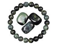 PYRWSM Picture Jasper Stone Beads Bracelet Made Of Natural Stone Women Men 8mm Khaki Yellow Stone Beaded Handmade Bracelet