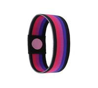 PYRWSM Stretch Wristband - Flexible Fabric Cuff Bracelet For + Community, Supportive Casual Sports Wear, Colorful Equality Awareness Gift