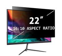 PYS 22 Inch 16:10 Aspect ratio Privacy Screen for Computer Monitor | Removable Anti Blue Light Anti Glare Privacy Filter Easy on/off for Screen Protection