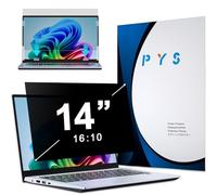 PYS Laptop 14 inch 16:10 Aspect Privacy Screen Filter for Hp/Dell/Acer/Lenovo/ThinkPad/Samsung/Asus/Sony, Removable Anti Glare Anti Blue Light