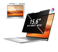 PYS Magnetic Privacy Film Laptop 15.6 Inch 16:9 Aspect Ratio Anti Spy Blue Light Blocking Anti-Glare Removable Privacy Screen Film Privacy Filter with 5 mm Wide Strong Magnets