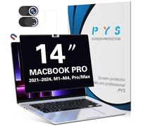 PYS Magnetic Privacy Filter for MacBook Pro 14 inch (2021-2023, M1,M2,M3) Removable Privacy Filter for Laptop and Anti-Glare Protection