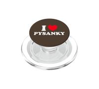 Pysanka Heart Funny Cute Ukraine Slavic Easter Egg Art Fan PopSockets PopGrip for MagSafe