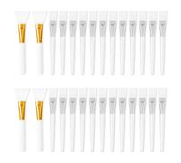PYSEOSISE Face Mask Brush, 28 Pcs Face Brushes Transparent, Silicone Mask Brushes Soft Mask Brush for Sleep Mask Mud Mask Skin Care Aesthetic