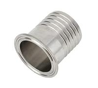 Pysrych 2" Tri Clamp to 1-1/2" Hose Barbed Adapter SUS304 Sanitary Hose Pipe Fitting
