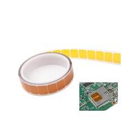 PYSyansu 200℃ Thermally Stable Thermocouple Adhesive Pads - 500pcs, 18x15mm High Temp Tape for Reliable Insulation and Connection