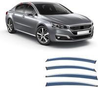 PYSyansu Car Window Wind Deflectors for Peugeot 508 MK1-W23 2010-2018 Wind Rain Guards Car Side Window Rain Shield Car Accessories