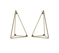 Pythagoras Bracket Brass Pair