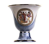 Pythagoras Cup of Justice Dionysus Phaethon Pythagorean Fair Mug Ancient Greece Blue Cobalt Usable