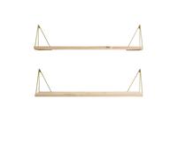 Pythagoras Play Shelf Pine/ Brass