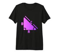 Pythagoras Theorem - Pythagorean Math A2 + B2 = C2 Premium T-Shirt