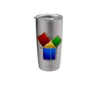 Pythagoras Theorem - Pythagorean Math A2 + B2 = C2 Stainless Steel Insulated Tumbler