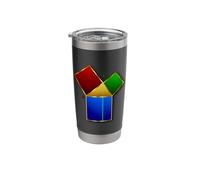 Pythagoras Theorem - Pythagorean Math A2 + B2 = C2 Stainless Steel Insulated Tumbler