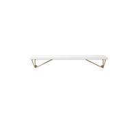 Pythagoras XS Shelf White/ Brass