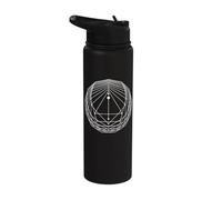 Pythagorean Harmonic Music Interval Diagram Stainless Steel Insulated Water Bottle