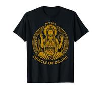 Pythia Oracle of Delphi - Vintage Greek Mythology Emblem T-Shirt