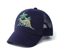 PythJooh Baby Boy Dinosaur Baseball Cap Hats Toddler Summer Breathable Mesh Baseball Caps Adjustable Sun Hats for 0-5Years Navy