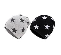 PythJooh Baby Boy Girl Cotton Beanie Hat Unisex Toddler Kids Solid Colors Slouch Beanie Jersey Hats for 0-3 Years