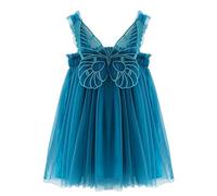 PythJooh Baby Girl Tulle Dress, Toddler Girl Sleeveless Butterfly Wings Tutu Princess Dress Daisy Stars Sundresses for 0-4Years