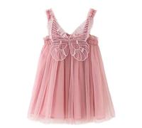 PythJooh Baby Girl Tulle Dress, Toddler Girl Sleeveless Butterfly Wings Tutu Princess Dress Daisy Stars Sundresses for 0-4Years