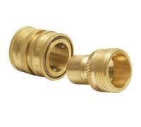Python 49F Brass Snap Connector for Aquarium, 1.02 x 1.02 x 1.03