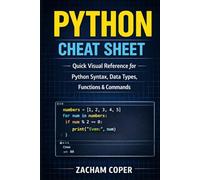 Python Cheat Sheet: A Quick Visual Reference for Python Syntax, Data Types, Functions, and Essential Commands