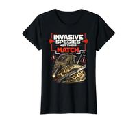 Python Hunting Burmese Snake Hunter Everglades Removal Value Graphic T-Shirt, Women, Black, L