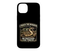 Python Hunting I Track The Invasive So Natives Can Thrive Case for iPhone 14 Plus