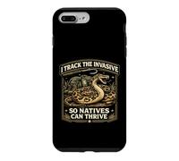Python Hunting I Track The Invasive So Natives Can Thrive Case for iPhone 7 Plus/8 Plus