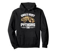 Python Hunting Snake Hunter Hunting Girls Hunt Python Hunter Pullover Hoodie