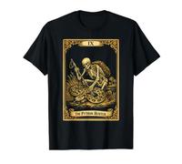 Python Hunting Tarot Card Skeleton Snake Catcher Everglades Value Graphic T-Shirt, Men, Black, S
