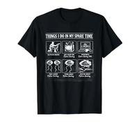 Python Hunting Things I Do in My Spare Time Snake Hunter Value Graphic T-Shirt, Men, Black, M