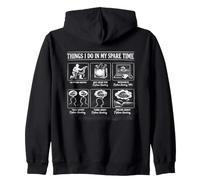 Python Hunting Things I Do In My Spare Time Snake Hunter Zip Hoodie