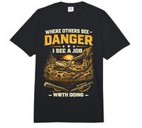 Python Hunting Where Others See Danger I See A Job Done Comfort Colors Adult Heavyweight T-Shirt