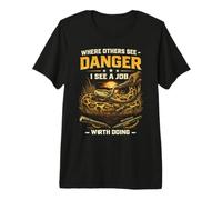 Python Hunting Where Others See Danger I See A Job Done Premium T-Shirt