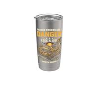 Python Hunting Where Others See Danger I See A Job Done Stainless Steel Insulated Tumbler