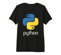 Python, Interpreted Programming Language for Software Coders Premium T-Shirt