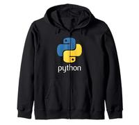 Python, Interpreted Programming Language for Software Coders Zip Hoodie