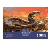 Python Jigsaw Puzzles Puzzles for Adults Kids. 1000 Pieces Great Gifts Challenge Toy Educational Games Home Decoration for Educational Games Gifts 70x50cm/1000pcs