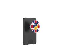 Python Logo - UK Flag PopSockets PopWallet for MagSafe