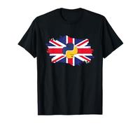 Python Logo - UK Flag T-Shirt