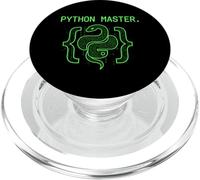Python Master Coding Programmers Computer Science PopSockets PopGrip for MagSafe